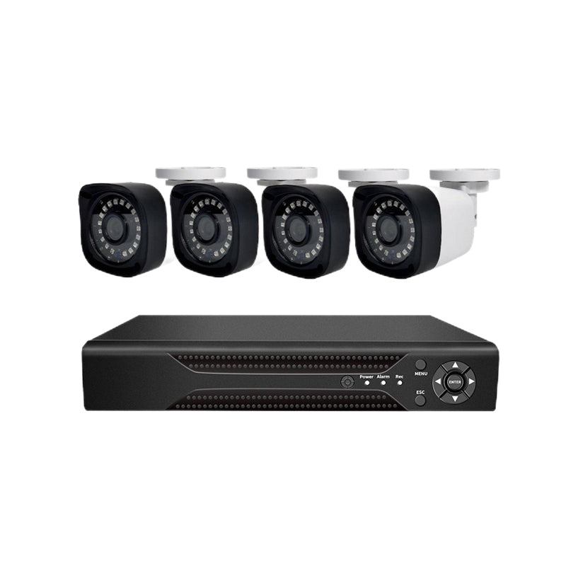 4ch 2MP Bullet CCTV XVR Kits【 KXVRPA2004BJ】