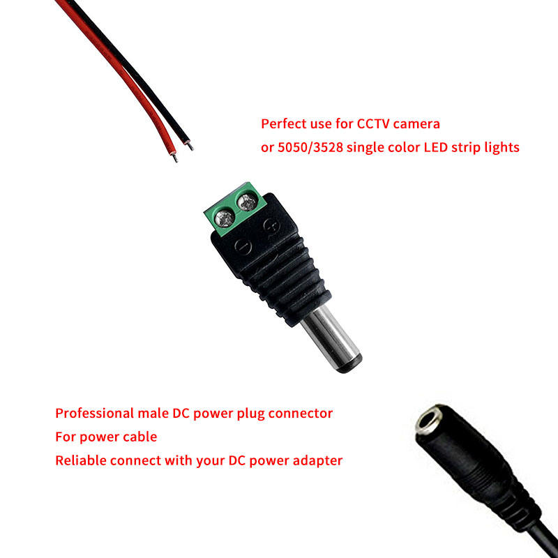 【BR-52】CCTV Male DC Connectors