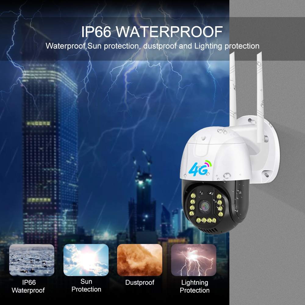 【B41】4G Outdoor Ptz CCTV Camera