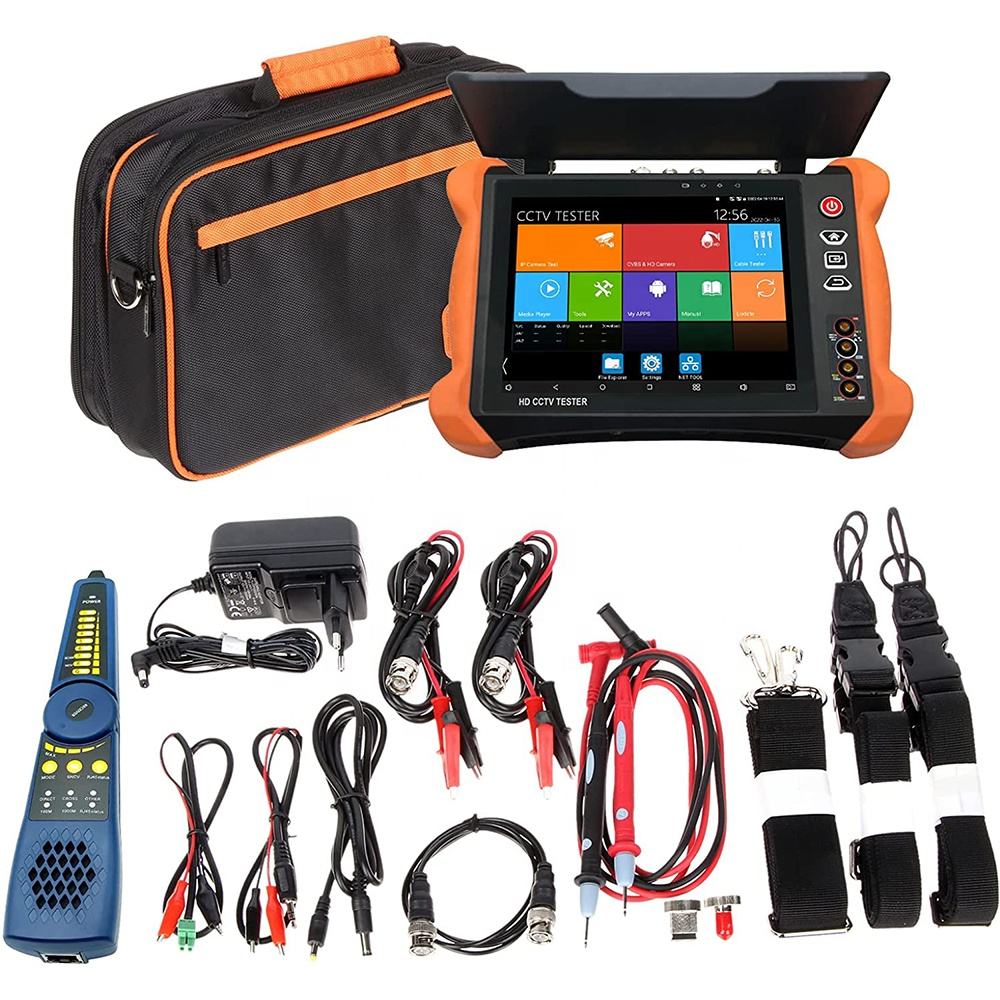 【X9-MOVTADHS】8 inch 8MP TVI/CVI/ AHD /EX-SDI HD CCTV Tester