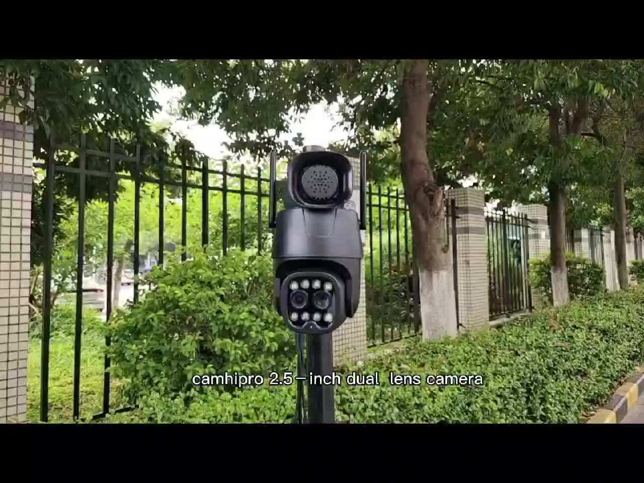 【BCHTS200-W】1080P Dual Lens Smart WIFI/4G PTZ CCTV Camera (APP camhipro)