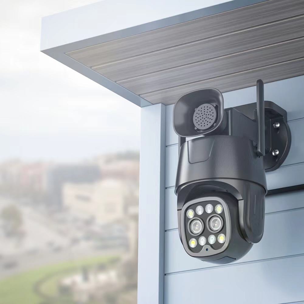 【BCHTS200-W】1080P Dual Lens Smart WIFI/4G PTZ CCTV Camera (APP camhipro)