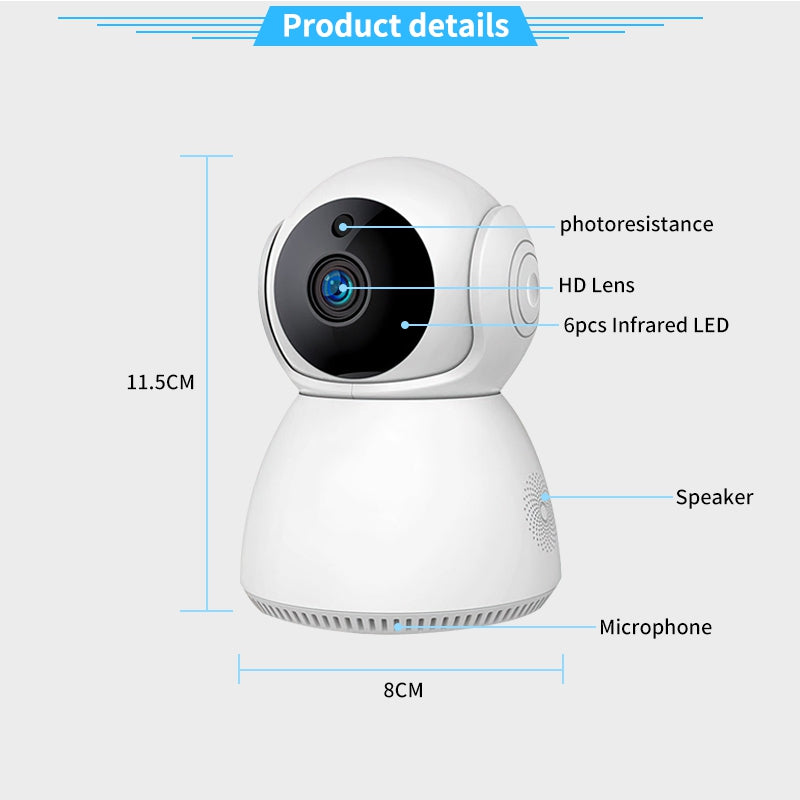 【B3S62】Smart Home Powred Wifi Camera -V380 Pro