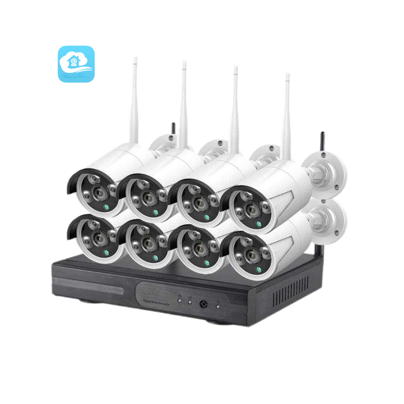 Plug and Play 3MP 8 channel Wireless CCTV NVR Kits – Britures ...