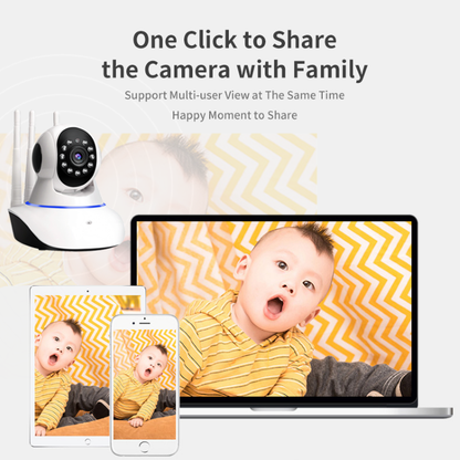 【B72-3MP】3 Antenna Network Camera