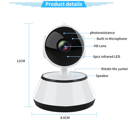 【B3S61】1MP Two Way Audio Wifi Camera-V380 Pro